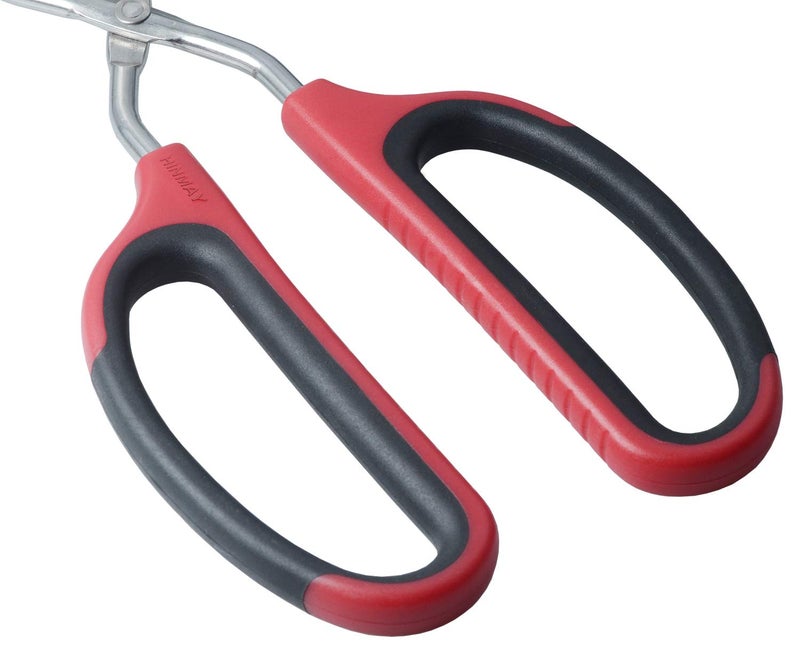 HINMAY Scissor Tongs 11-Inch Heavy Duty Stainless Steel Scissor Cooking Tongs - Image 3